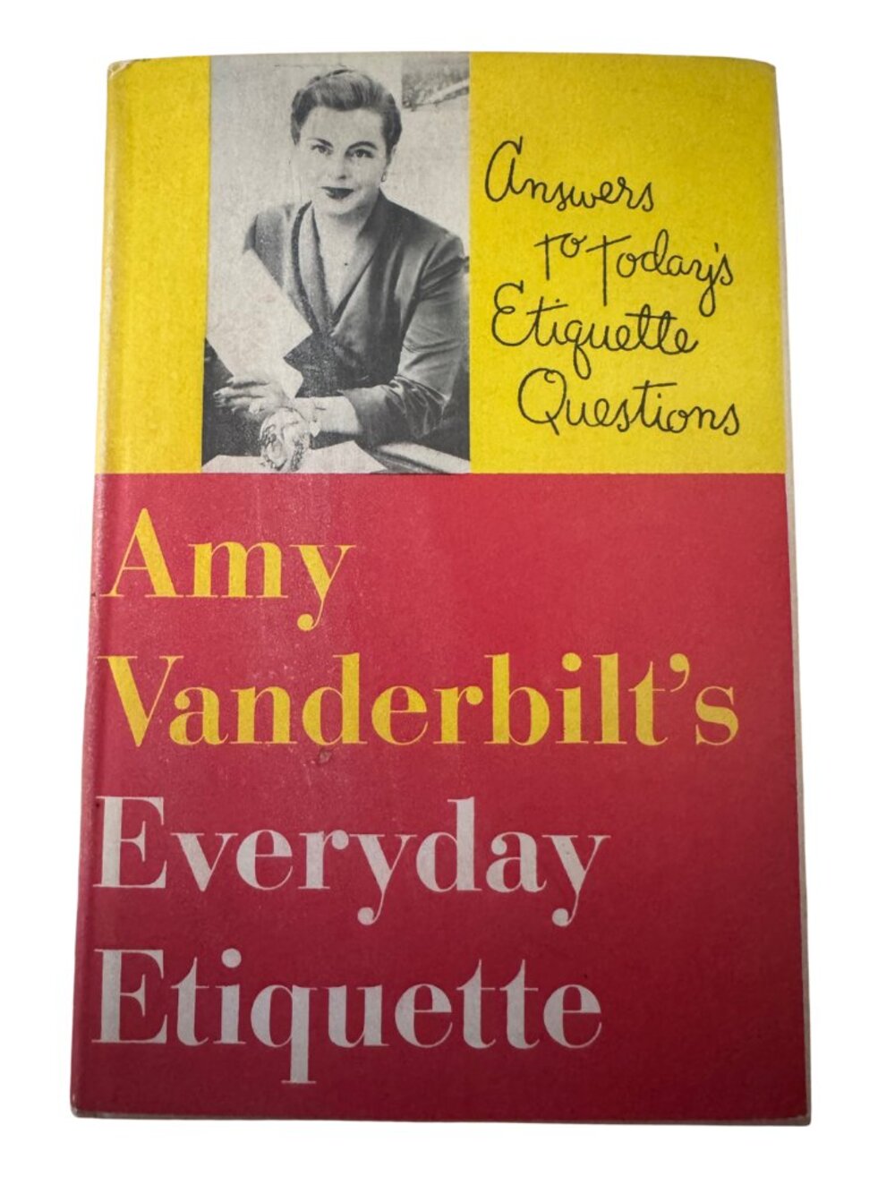 Vintage 1956 Amy Vanderbilt Everyday Etiquette Book Andy Warhol Illustrations